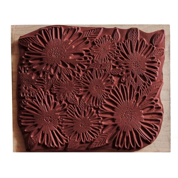 Hero Arts Daisy Portrait Background Rubber Stamp - Picture 2 of 5